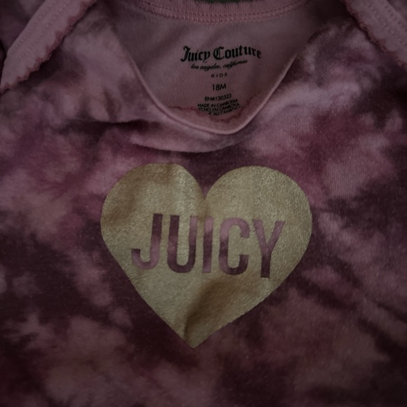 Juicy couture girls toddlers size 18m body suit with joggers - Picture 3 of 3